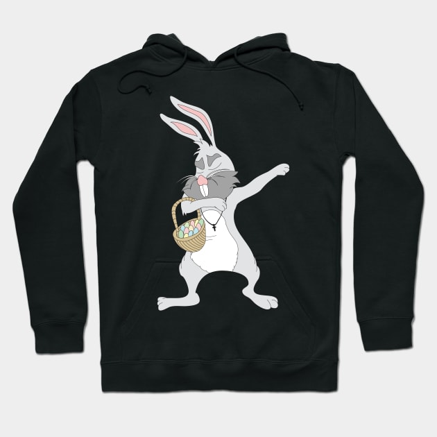 Dabbing Easter Bunny Hoodie by foxycated